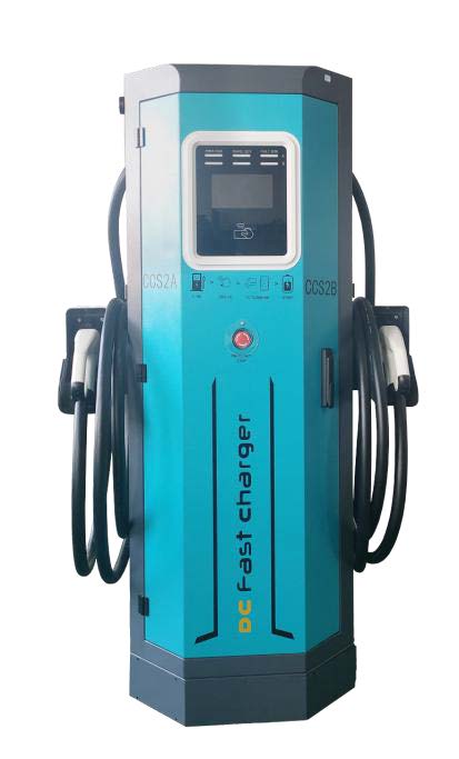 Type 1 DC 120kW/160kW/180kW/240kW Card Swiping 4G QR Code Billing Floor Integrated Dual Gun Charging Station